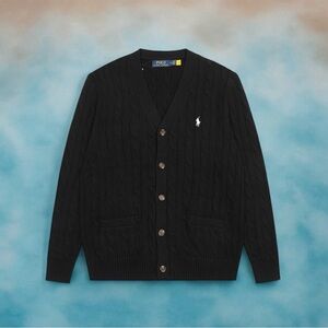 Ralph Lauren Black V-Neck Sweater